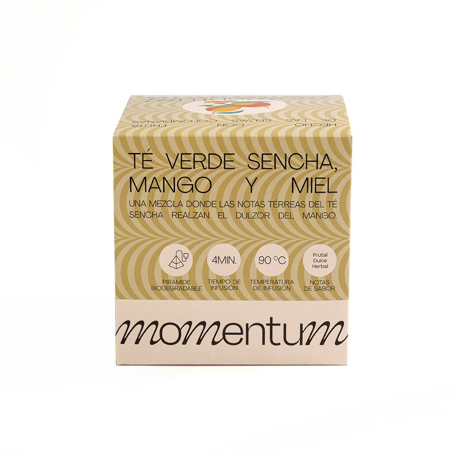 Té Momentum Te Verde Sencha Mango y Miel