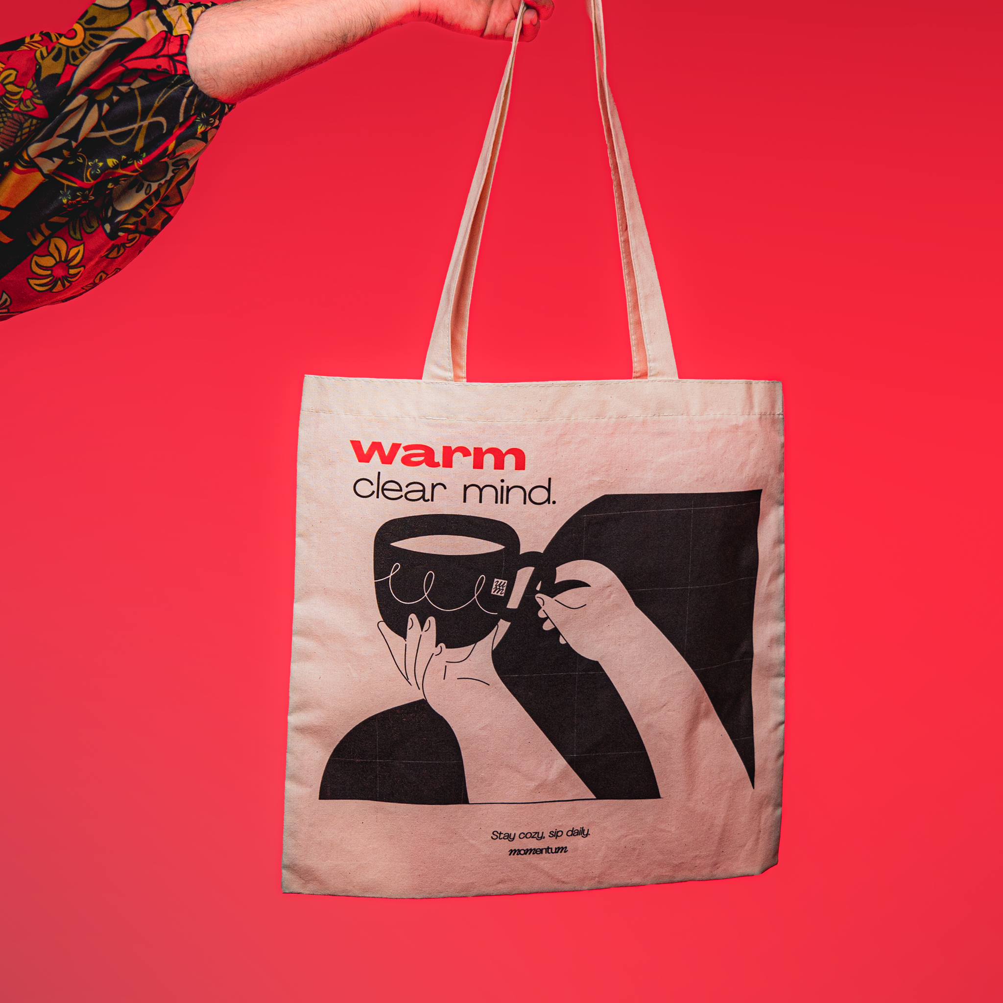 Momentum tote bag - Warm Clear Mind