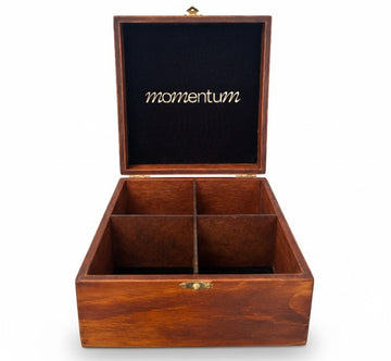 Momentum Caja de madera exhibidora - Miel